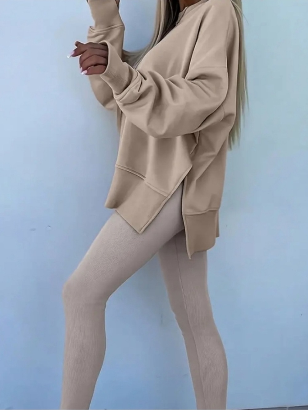 Sukasana Chic Sweatshirt/Leggings Set - Picture 2 of 4